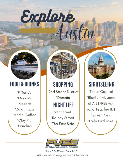 Things to do in Austin flyer